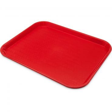 Carlisle CT1418-8105 Red Cafe 14" x 18" Standard Tray Pack