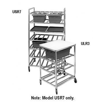 Channel Mfg USR7 7-Shelf Mobile Aluminum Lug Rack