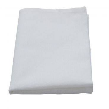 Chef Approved 20X20-CLOTHNAPKIN_WHITE White Hemmed Polyspun Cloth Napkin - 20"L x 20"W