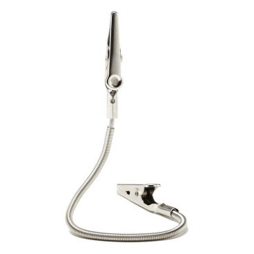 Tablecraft CHX8 8.5" Double Sided Stainless Steel Silver Clip