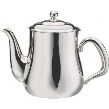 Walco CX520B 12 oz. Stainless Steel Satin Soprano Gooseneck Tea Pot