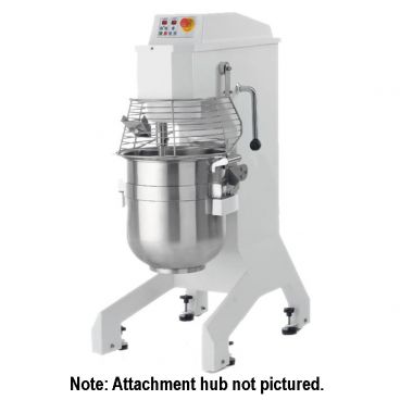 Doyon BTF060H_208/60/1 60 Qt. Floor Model Variable Speed Planetary Mixer with Attachment Hub - 208V, 4 HP