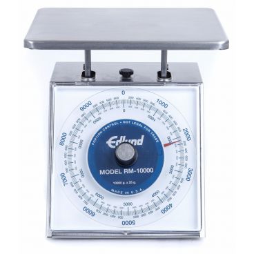 Edlund RM-10000 Four Star Series 10000 g Stainless Steel Portion Scale with 8.5" x 9" Platform