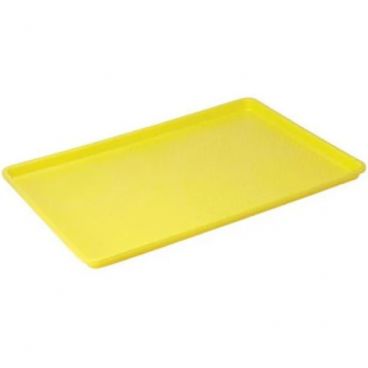 Winco FFT-1826YL 18" x 26" Plastic Tray Yellow