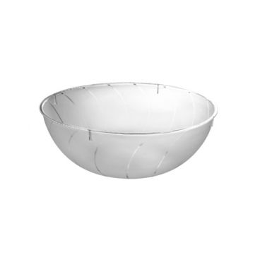 Fineline 3502-CL Platter Pleasers 2 Gallon (8 Qt.) Clear Plastic Round Bowl