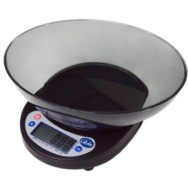 Globe GPS5 5 lb. Portion Control Scale with Ingredient Bowl 