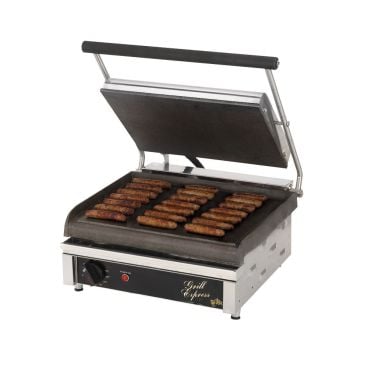 Star GX14IS 14" x 10" Grill Express Heavy Duty Smooth Top & Bottom Panini Grill - 208/240V, 2100/2800W