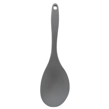 Tablecraft H3902GY 11" Gray Silicone Spoon
