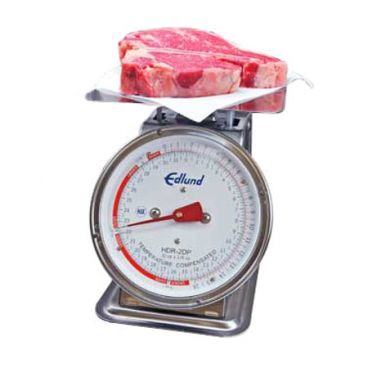 Edlund HDR-2DP 32 oz. Stainless Steel Portion Scale with 8.5" x 8.5" Platform