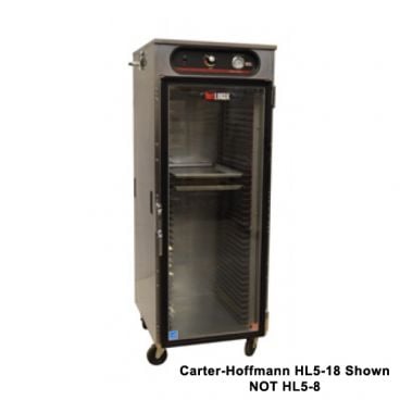 Carter-Hoffmann HL5-8 Half Height hotLOGIX Heated Holding Cabinet - 120V