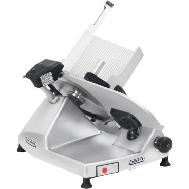 Hobart HS6N-HV60C HS Series Manual Burnished-Finish Heavy-Duty Meat Slicer With 13" CleanCut Non-Removable Knife And 1/2 HP Motor, 220-240 Volts, 60Hz, 1-phase