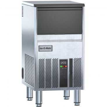 Ice-O-Matic UCG060A Undercounter 69 lb Per Day Gourmet Cube-Style Air-Cooled Ice Machine With Built-In 17 1/2 lb Capacity Bin, R290A Hydrocarbon Refrigerant, 115V