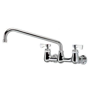Krowne 14-812L Royal Series Low Lead Wall Mount Faucet With 12" Swing Spout, 8" Centers