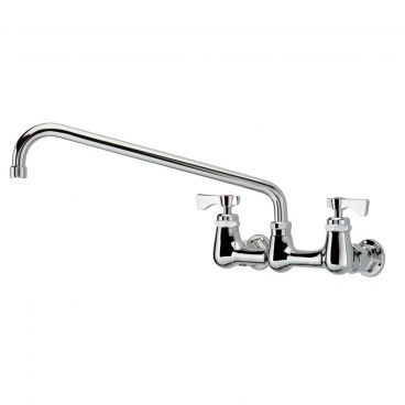Krowne 14-814L Royal Series Low Lead Wall Mount Faucet With 14" Swing Spout, 8" Centers