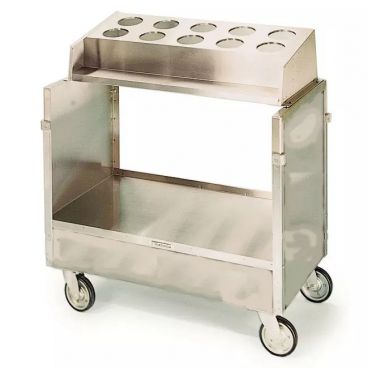 Lakeside 403 Stainless Steel Tray & Silverware Cart