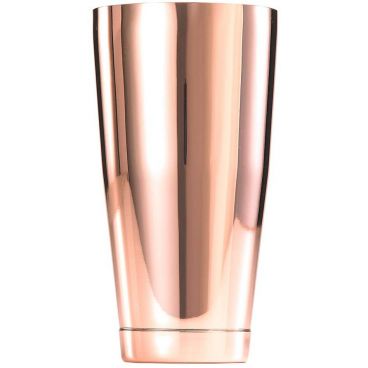 Mercer Culinary M37008CP Barfly 28 oz Copper Plated Full Size Bar Shaker/Tin With 3 5/8" Top Diameter