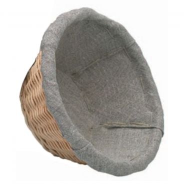 Matfer 118512 10 5/8" Banneton Linen Lined Wicker Basket