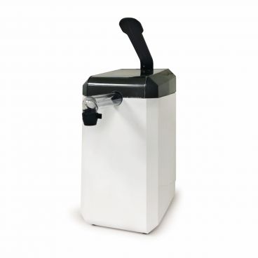 Nemco 10951 Asept White Plastic Countertop Pump Dispenser for 1-1/2 Gallon / 6 Quart Pouches