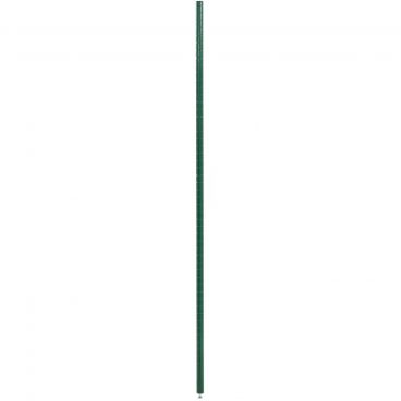 Olympic J54K 54" Grooved Green Epoxy NSF Post For Stationary Shelving With Leveling Bolt And Cap