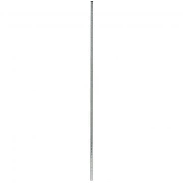 Olympic J54UC 54" Grooved Chrome NSF Post For Stem Casters On Mobile Shelving
