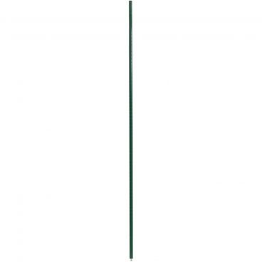 Olympic J74K 74" Grooved Green Epoxy NSF Post For Stationary Shelving With Leveling Bolt And Cap