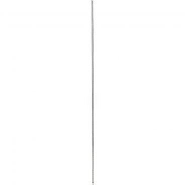 Olympic J86C 86" Grooved Chrome NSF Post For Stationary Shelving With Leveling Bolt And Cap