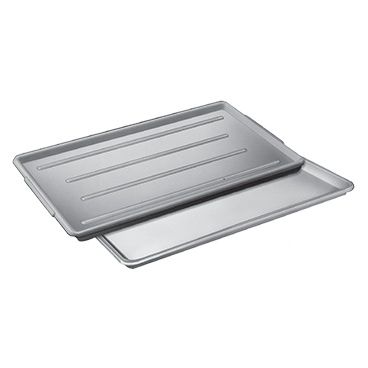 Channel Mfg P1230-W 12.5" x 30" Ribbed Plastic Platters (White)
