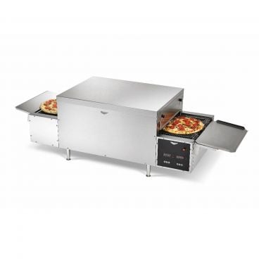 Vollrath PO6-22018 68" Countertop Electric Conveyor Pizza Oven with 18" Wide Conveyor Belt and Digital Controls - 220V