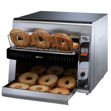 Star QCS3-1600B Bagel Fast Conveyor Toaster with 1 1/2" Opening - 3600W
