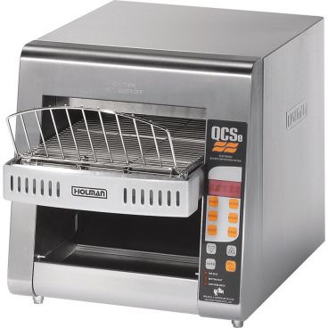 Star QCSe2-600H Bread Conveyor Toaster with 3" Opening and Electronic Controls - 208V, 2800W