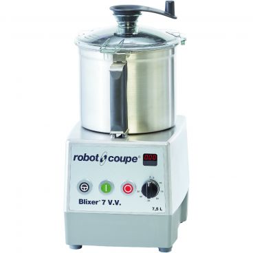 Robot Coupe BLIXER7VV 7.5 Liter Capacity 2 HP 300-3500 RPM Variable Speed Commercial Blender/Mixer With Stainless Steel Bowl, 120V 1-Phase