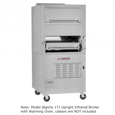 Southbend 170_LP 34” Upright Infrared Liquid Propane Broiler With Single Deck - 120V, 104,000 BTU