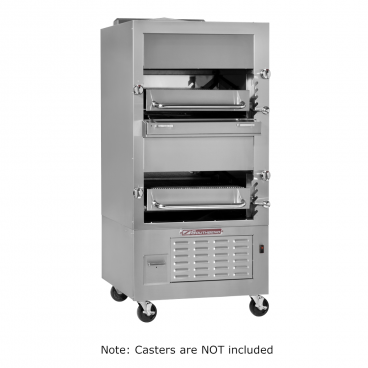 Southbend 270_NAT 34” Upright Infrared Natural Gas Broiler With Double Deck - 120V, 208,000 BTU