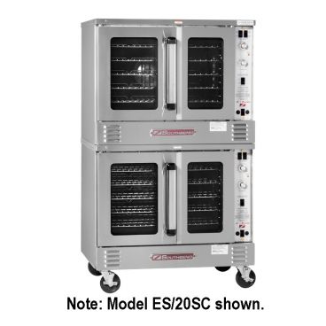 Southbend EB/20CCH_240/60/1 38" G Series Double Deck Full Sized Bakery Depth Electric Convection Oven - 24kW