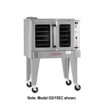 Southbend GS/15CCH_NAT 38" G Series Single Deck Full Sized Standard Depth Natural Gas Convection Oven w/ NRG System - 90,000 BTU