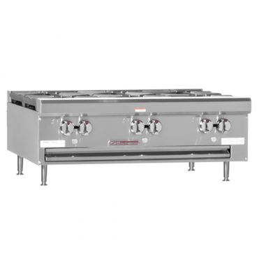 Southbend HDO-36_NAT Heavy-Duty 36” Countertop Natural Gas Range With 6 Burners - 198,000 BTU