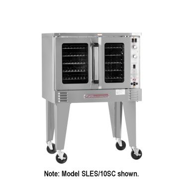 Southbend SLEB/10CCH_240/60/3 38" SL Series Single Deck Full Sized Bakery Depth Electric Convection Oven - 12kW