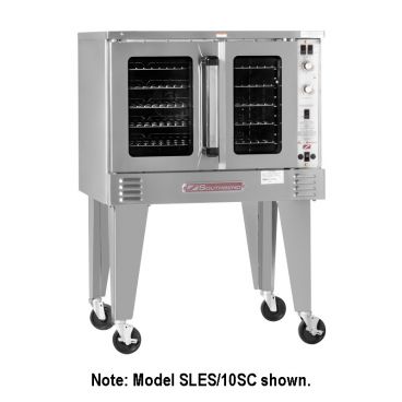 Southbend SLEB/10SC_208/60/1 38" SL Series Single Deck Full Sized Bakery Depth Electric Convection Oven - 12kW
