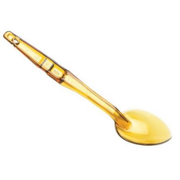 Cambro SPO13150 Amber Plastic 13" High Heat Solid Deli Spoon