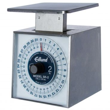 Edlund SR-2 Premier Series 32 oz. Mechanical Portion Scale with 6" x 6.75" Platform
