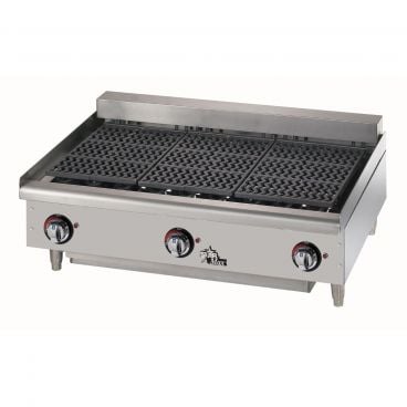 Star Max 5136CF_208/60/1 36" Stainless Steel Electric Charbroiler - 208V / 1 Phase