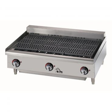 Star Max 5136CF_208/60/3 36" Stainless Steel Electric Charbroiler - 208V / 3 Phase