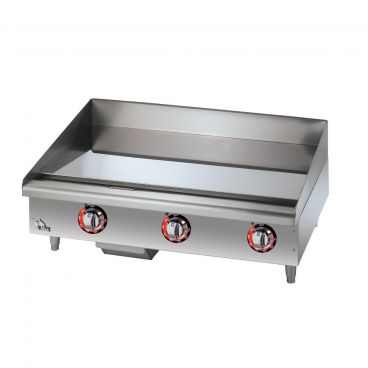Star Max 536CHSF 36" Countertop Electric Griddle With Chrome Plate And Snap Action Thermostatic Controls - 208/240V