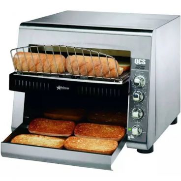 Star Holman QCS3-950H High Volume Conveyor Toaster with 3" Opening for Bagels - 3200W, 240 Volt
