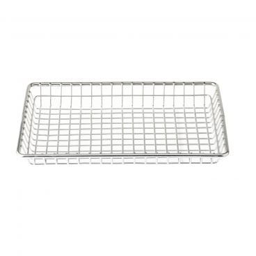 Tablecraft 10521 9" x 7" Stainless Steel Wire Serving Basket