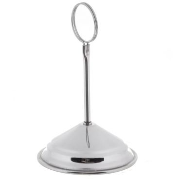 Tablecraft 1306 6" Stainless Steel Number Stand