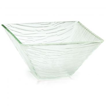 Tablecraft AB10 10" Cristal Collection Clear Acrylic Square Bowl