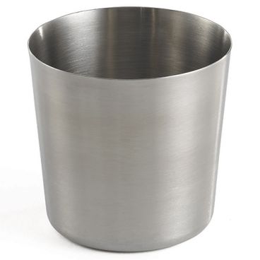 Tablecraft AC885S 3-3/8" Brushed Stainless Steel French Fry Cup