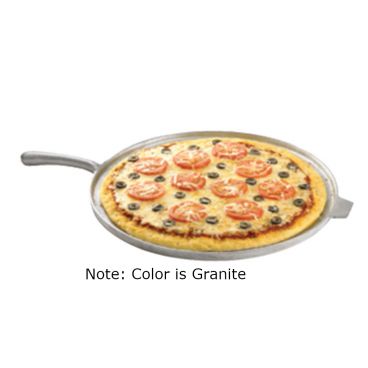 Tablecraft CW4100GR Granite 16" Sand Cast Aluminum Pizza Tray with Handle