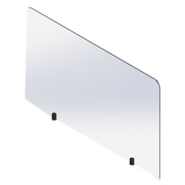 Tablecraft CWACRB48 Acrylic Booth Safety Shield, 48" x 30" x 1/4"